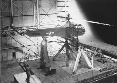 YR-4B in Langley 30x60 ft wind tunnel